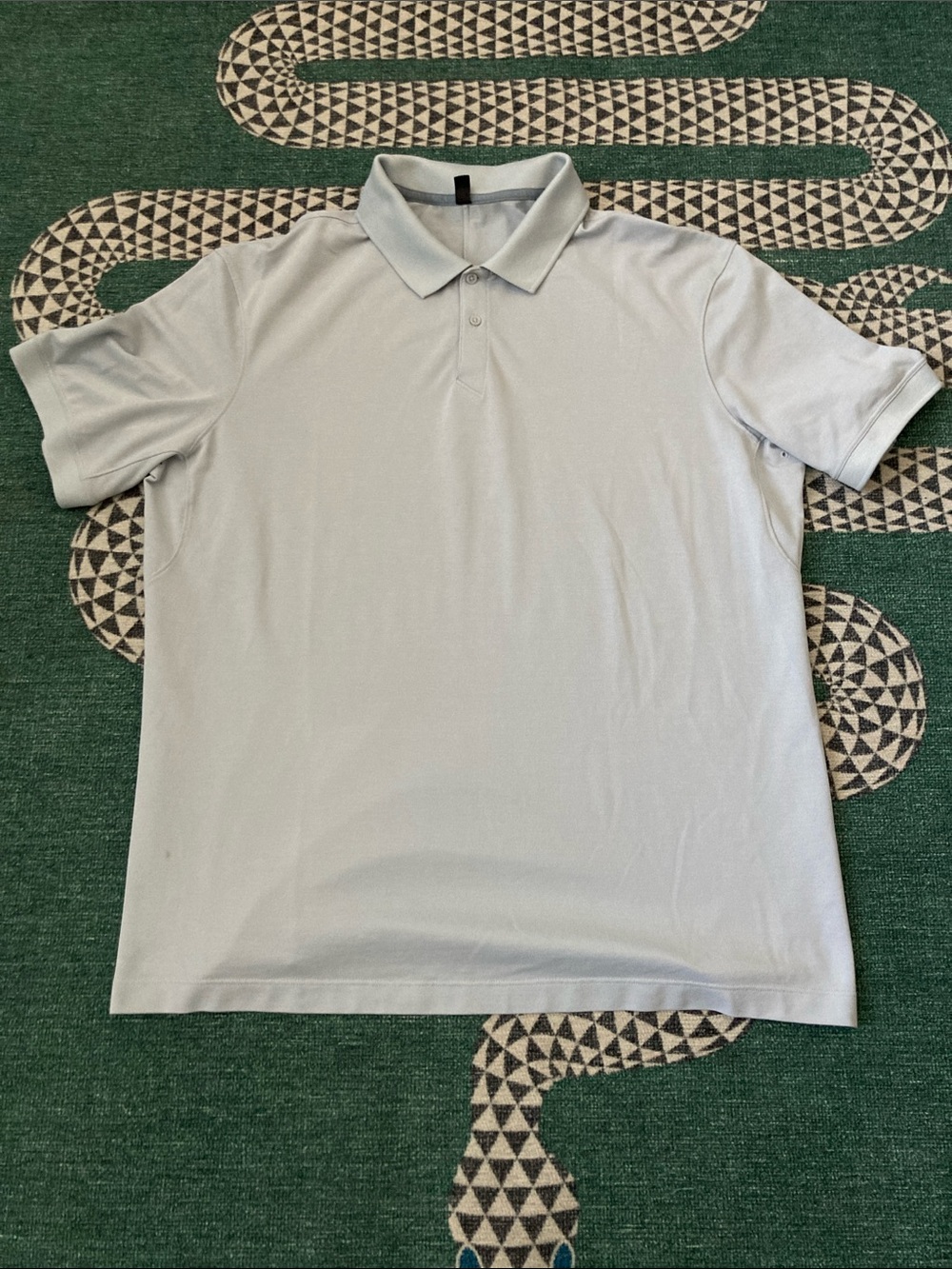 lululemon athletica Men's Pale Blue Performance Polo. Size XL.